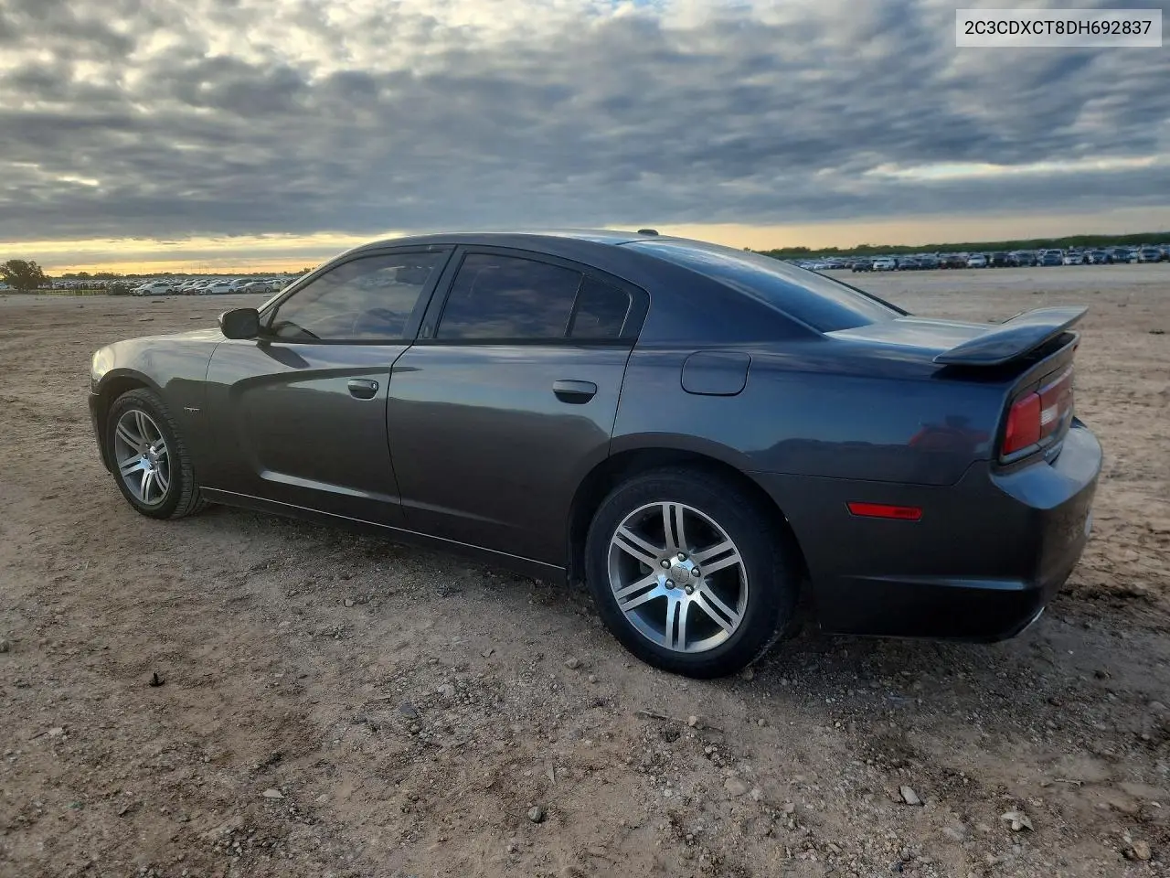2013 DODGE CHARGER VIN 2C3CDXCT8DH692837 — фото 2