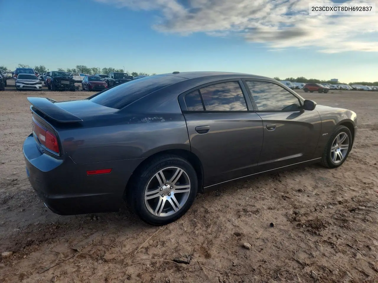 2013 DODGE CHARGER VIN 2C3CDXCT8DH692837 — фото 3