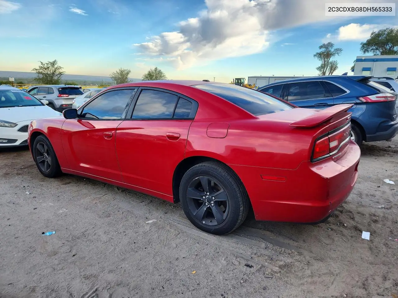 2013 DODGE CHARGER VIN 2C3CDXBG8DH565333 — фото 2