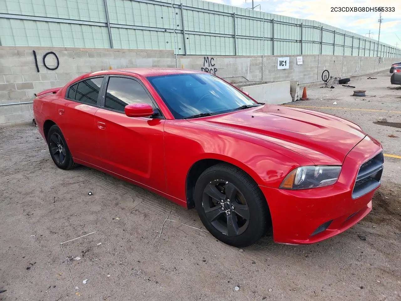 2013 DODGE CHARGER VIN 2C3CDXBG8DH565333 — фото 4