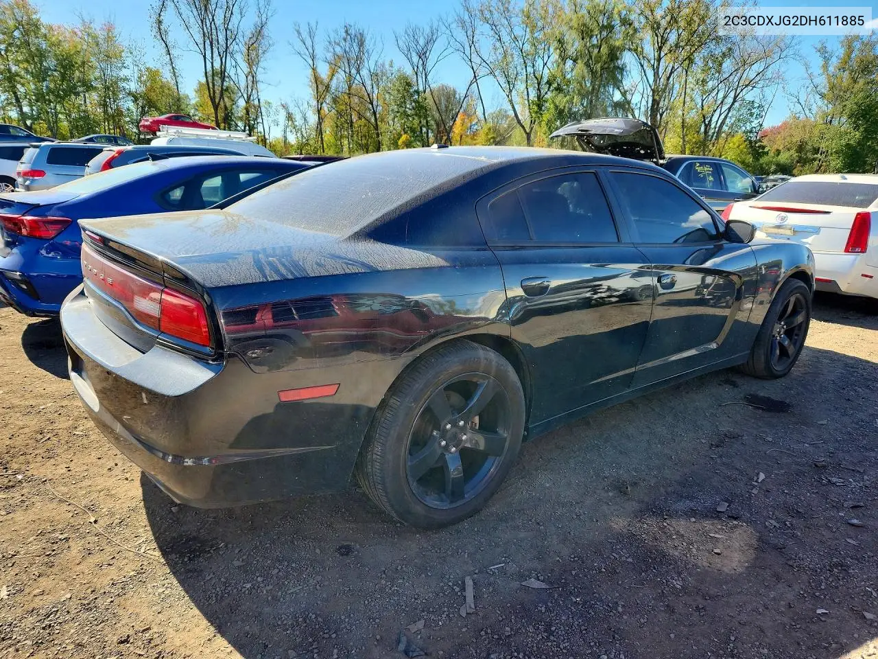 2013 DODGE CHARGER VIN 2C3CDXJG2DH611885 — фото 3