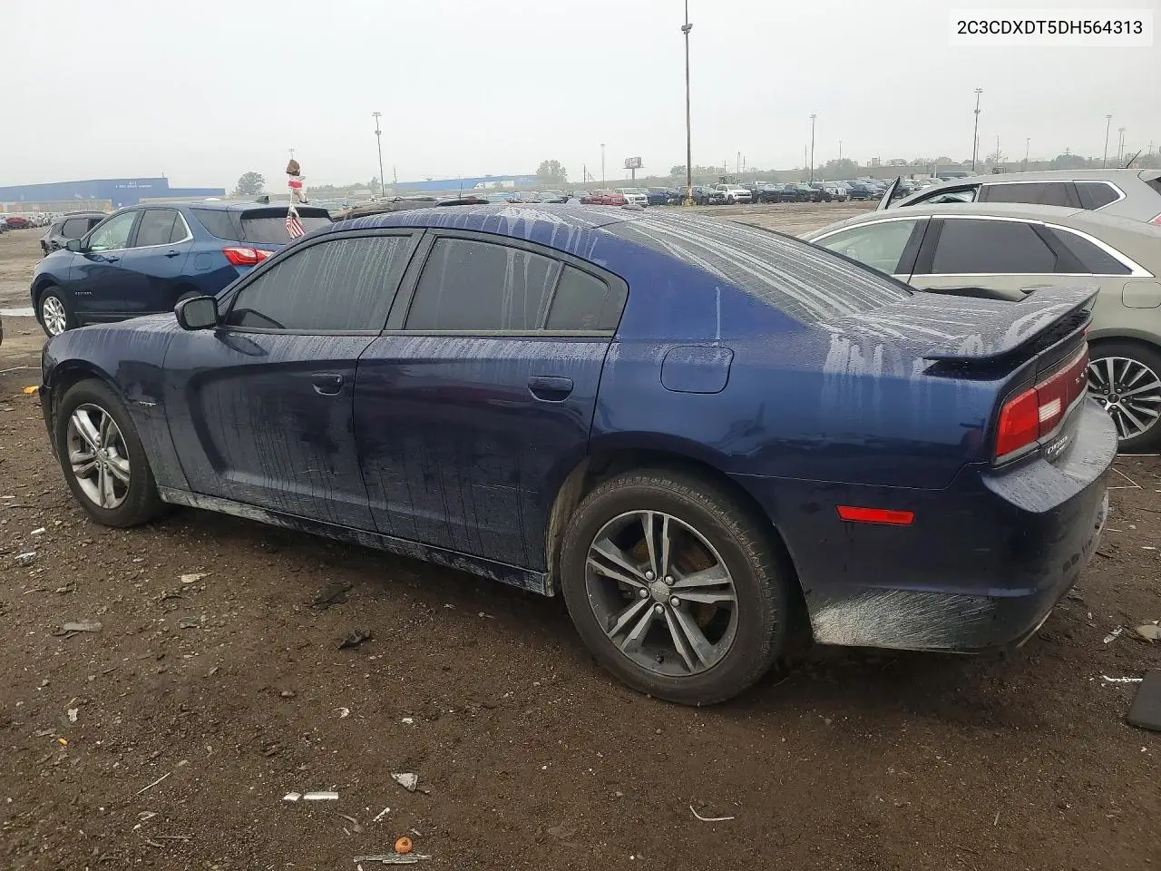 2013 DODGE CHARGER VIN 2C3CDXDT5DH564313 — фото 2