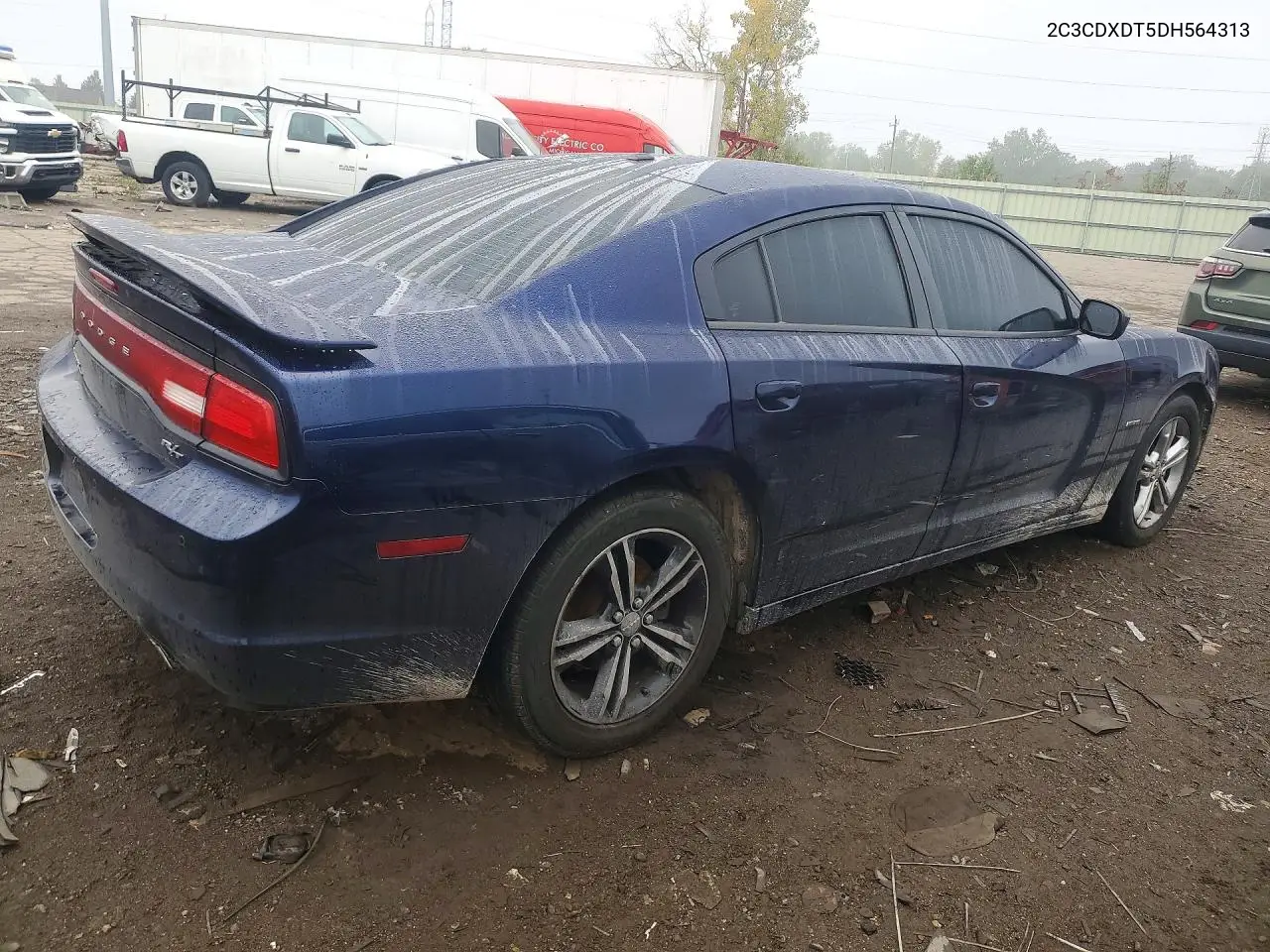 2013 DODGE CHARGER VIN 2C3CDXDT5DH564313 — фото 3