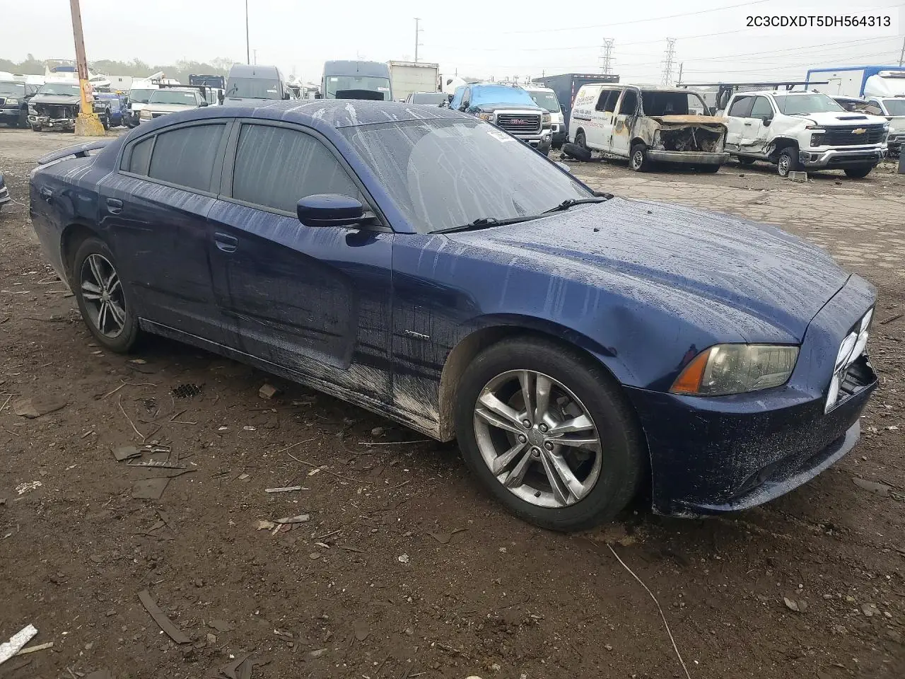 2013 DODGE CHARGER VIN 2C3CDXDT5DH564313 — фото 4