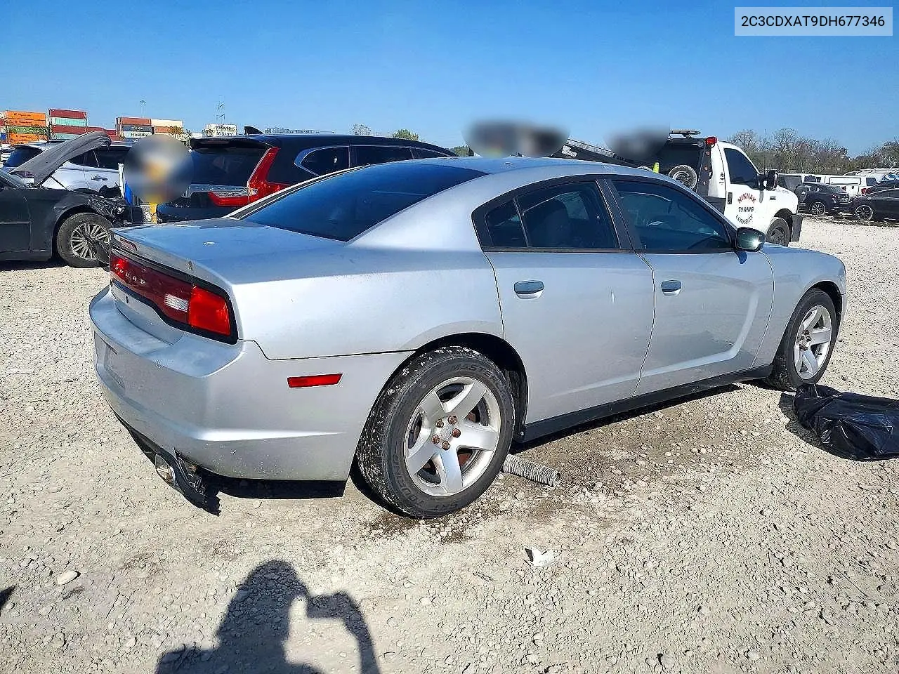2013 DODGE CHARGER VIN 2C3CDXAT9DH677346 — фото 3