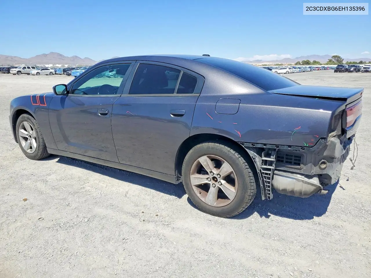 2014 DODGE CHARGER VIN 2C3CDXBG6EH135396 — фото 2