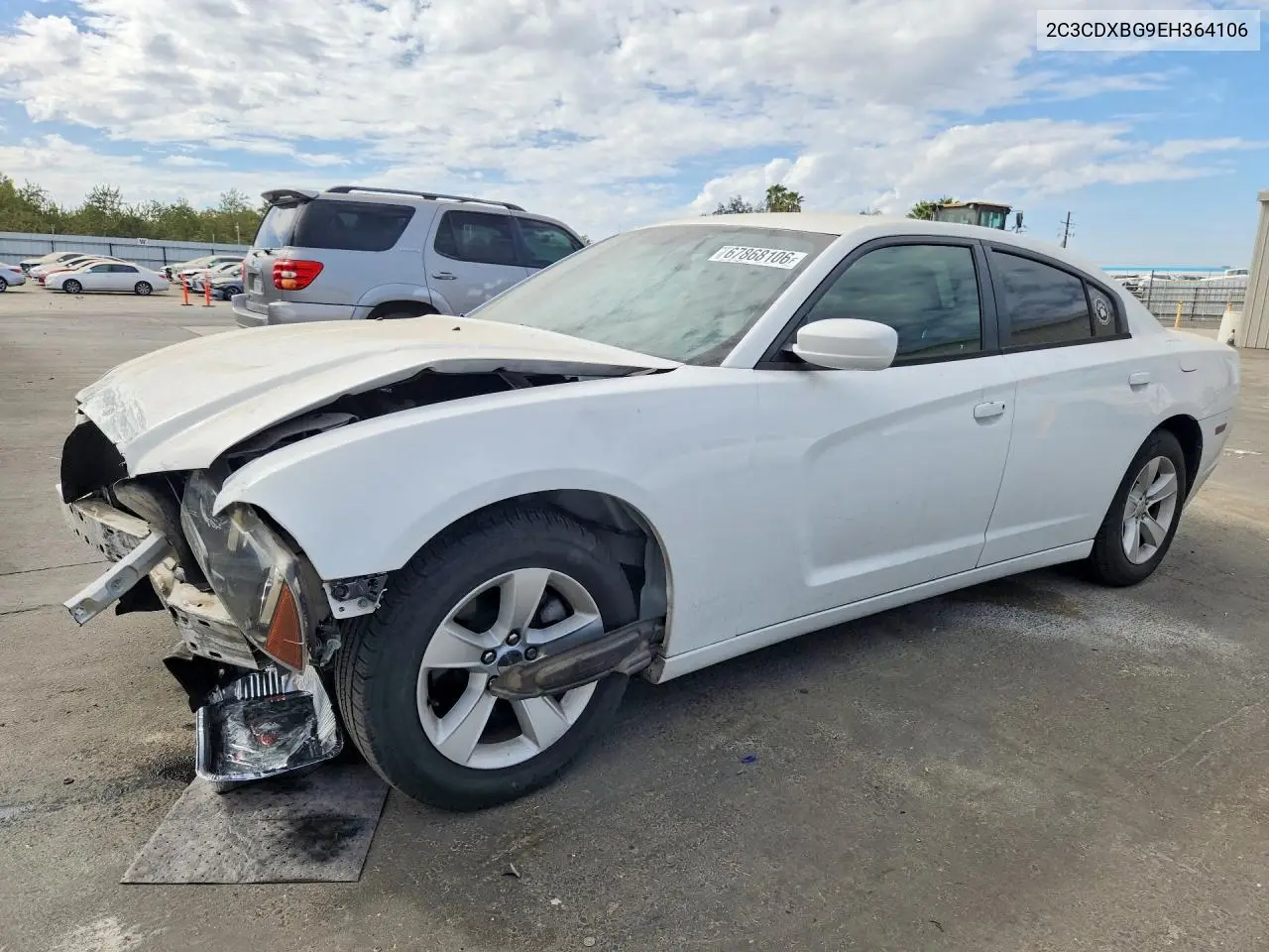 DODGE CHARGER 2014, VIN 2C3CDXBG9EH364106