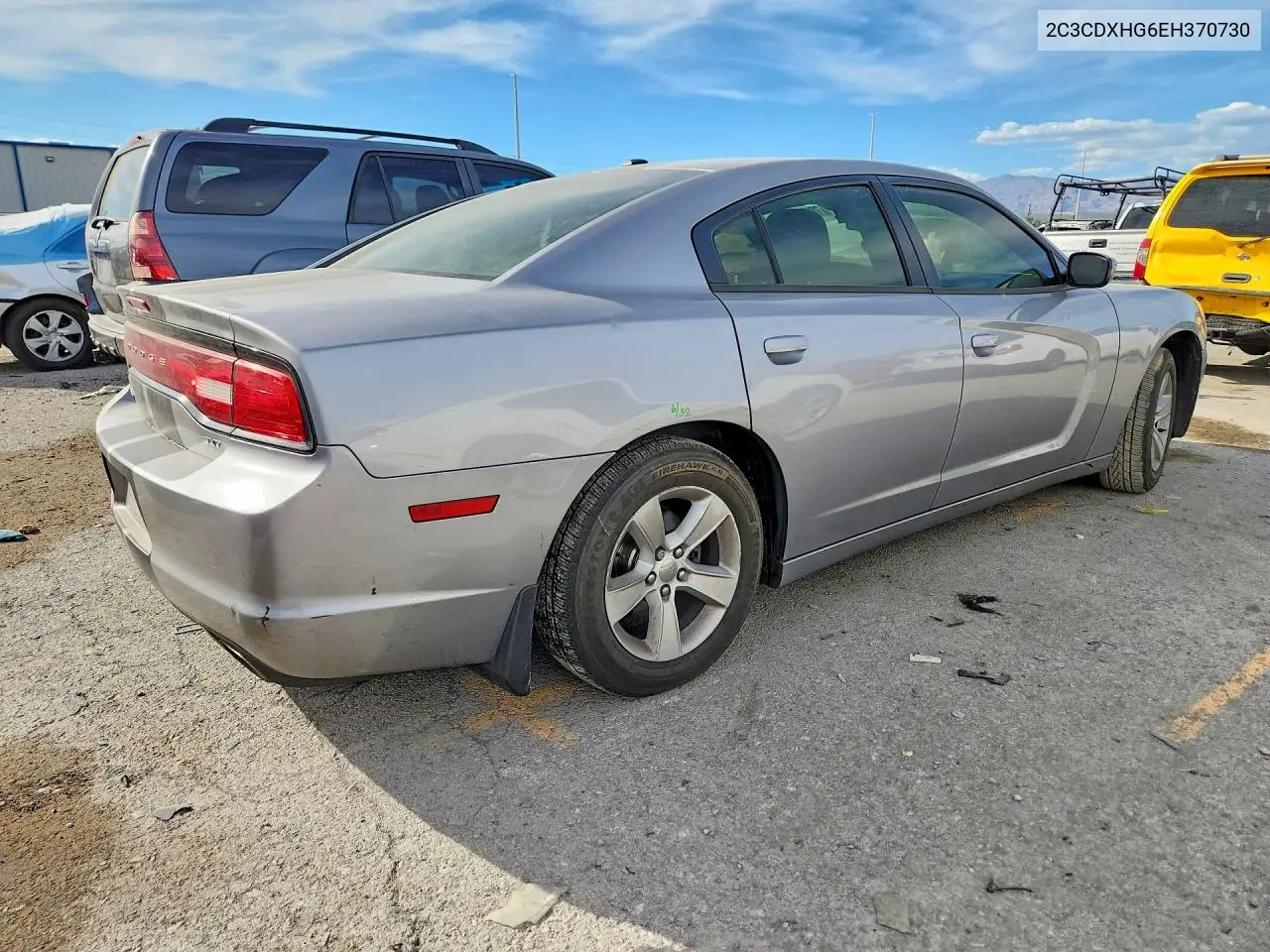 2014 DODGE CHARGER VIN 2C3CDXHG6EH370730 — фото 3