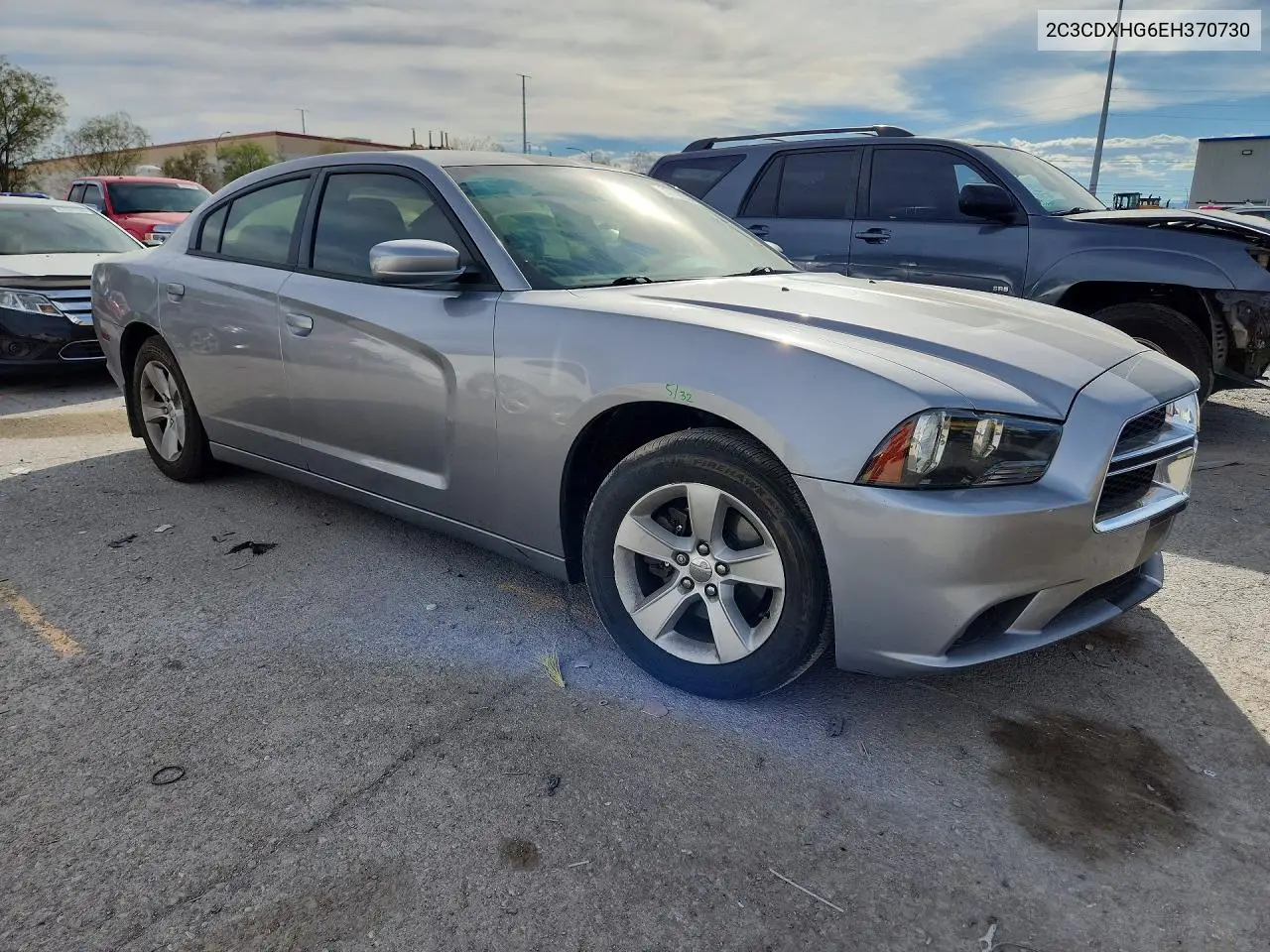 2014 DODGE CHARGER VIN 2C3CDXHG6EH370730 — фото 4