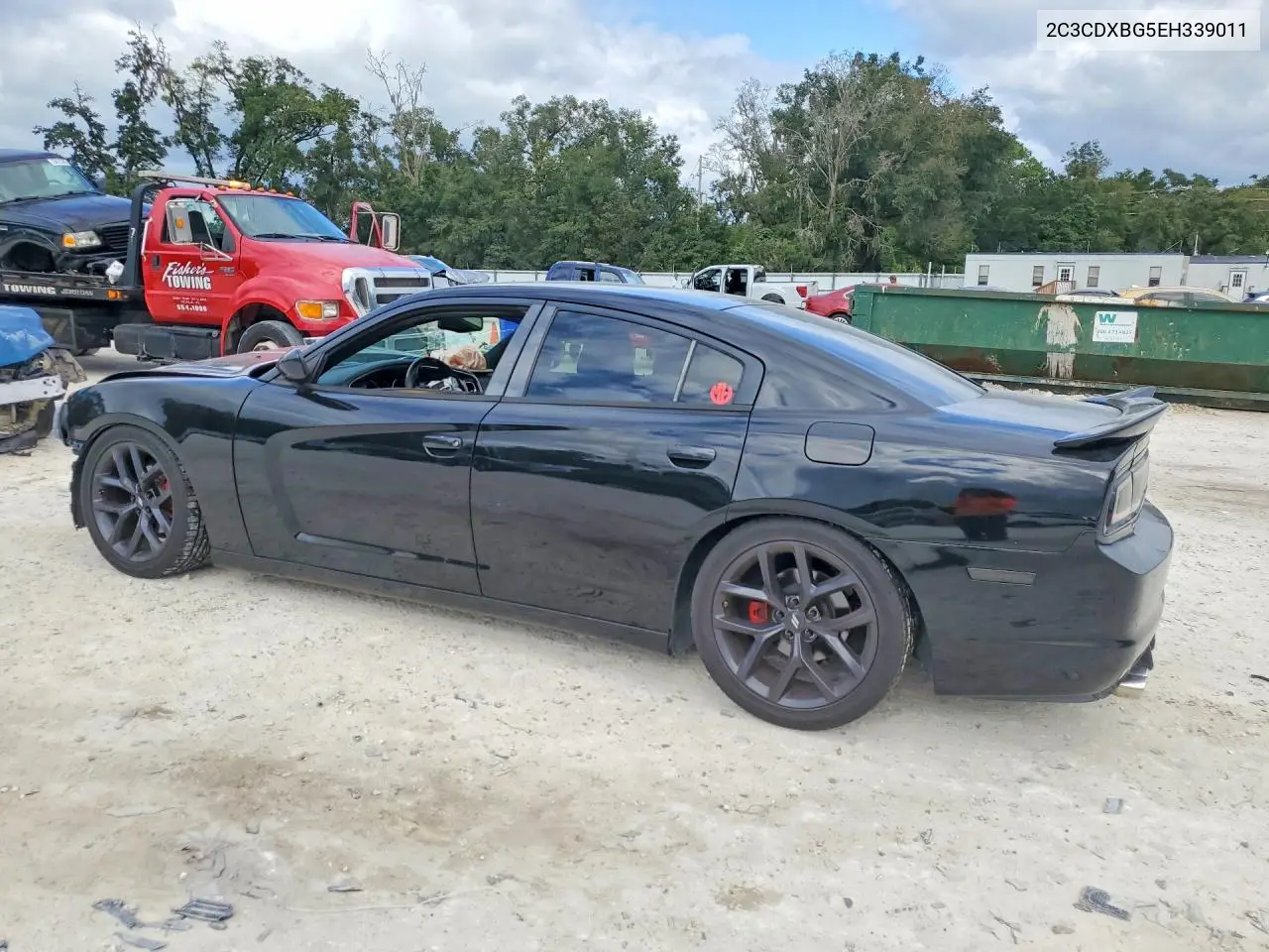 2014 DODGE CHARGER VIN 2C3CDXBG5EH339011 — фото 2
