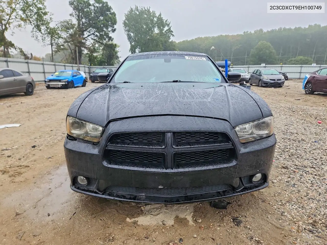 2014 DODGE CHARGER VIN 2C3CDXCT9EH100749 — фото 5