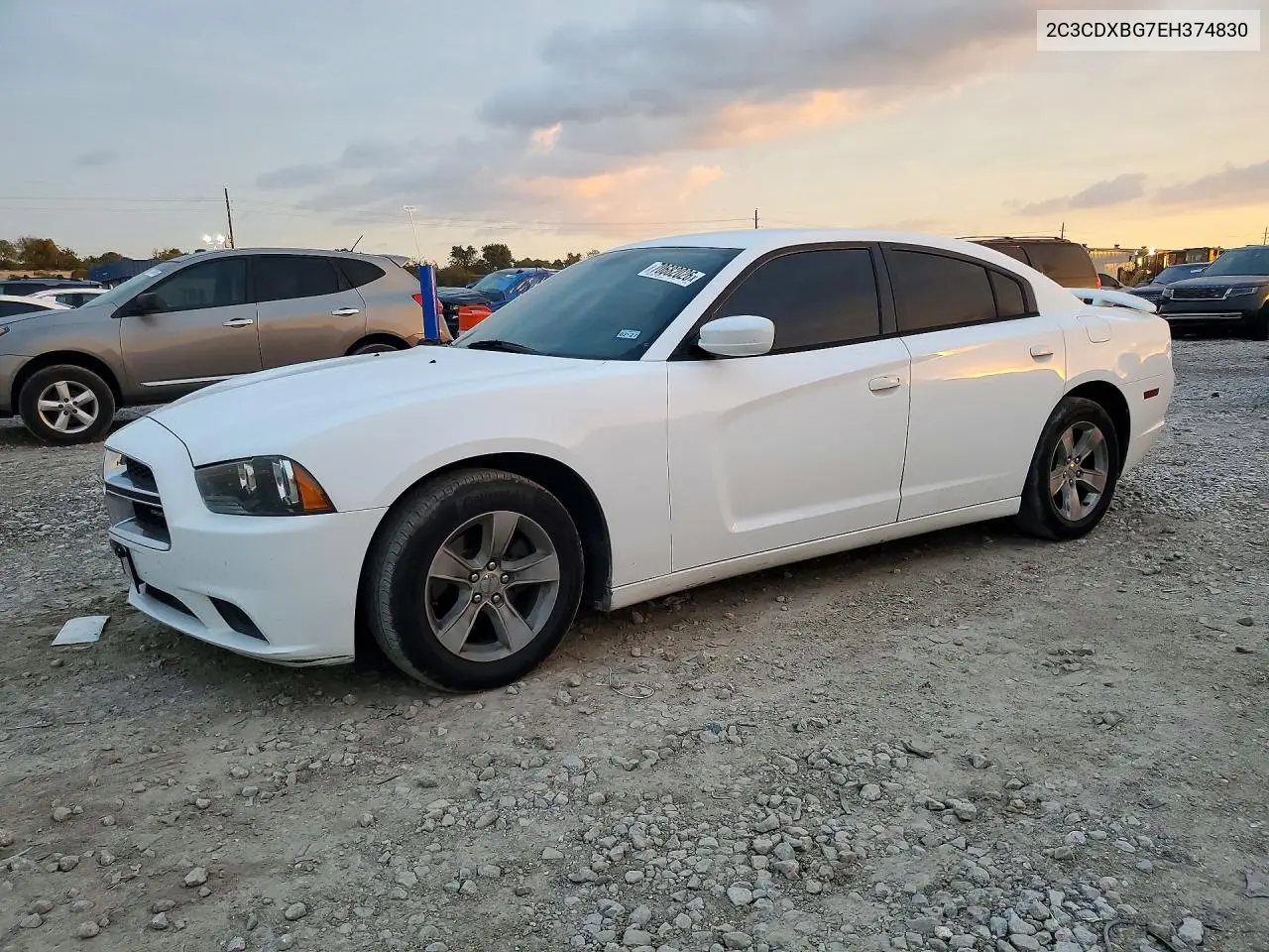 DODGE CHARGER 2014, VIN 2C3CDXBG7EH374830