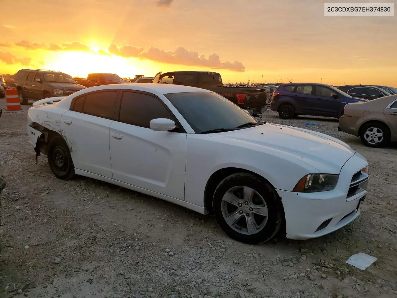 2014 DODGE CHARGER VIN 2C3CDXBG7EH374830 — фото 4