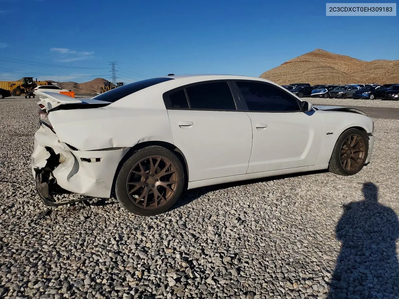 2014 DODGE CHARGER VIN 2C3CDXCT0EH309183 — фото 3