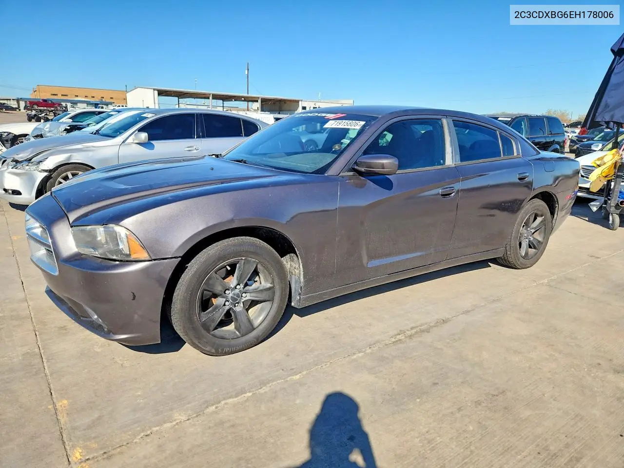 DODGE CHARGER 2014, VIN 2C3CDXBG6EH178006