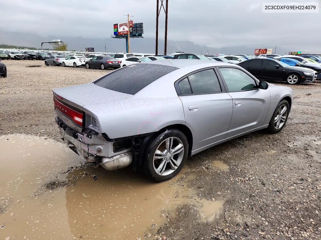 2014 DODGE CHARGER VIN 2C3CDXFG9EH224079 — фото 3