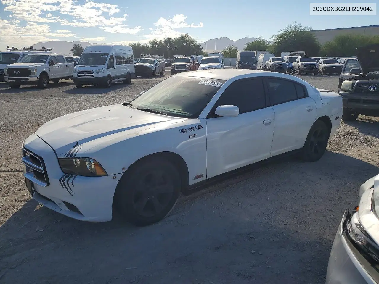 DODGE CHARGER 2014, VIN 2C3CDXBG2EH209042