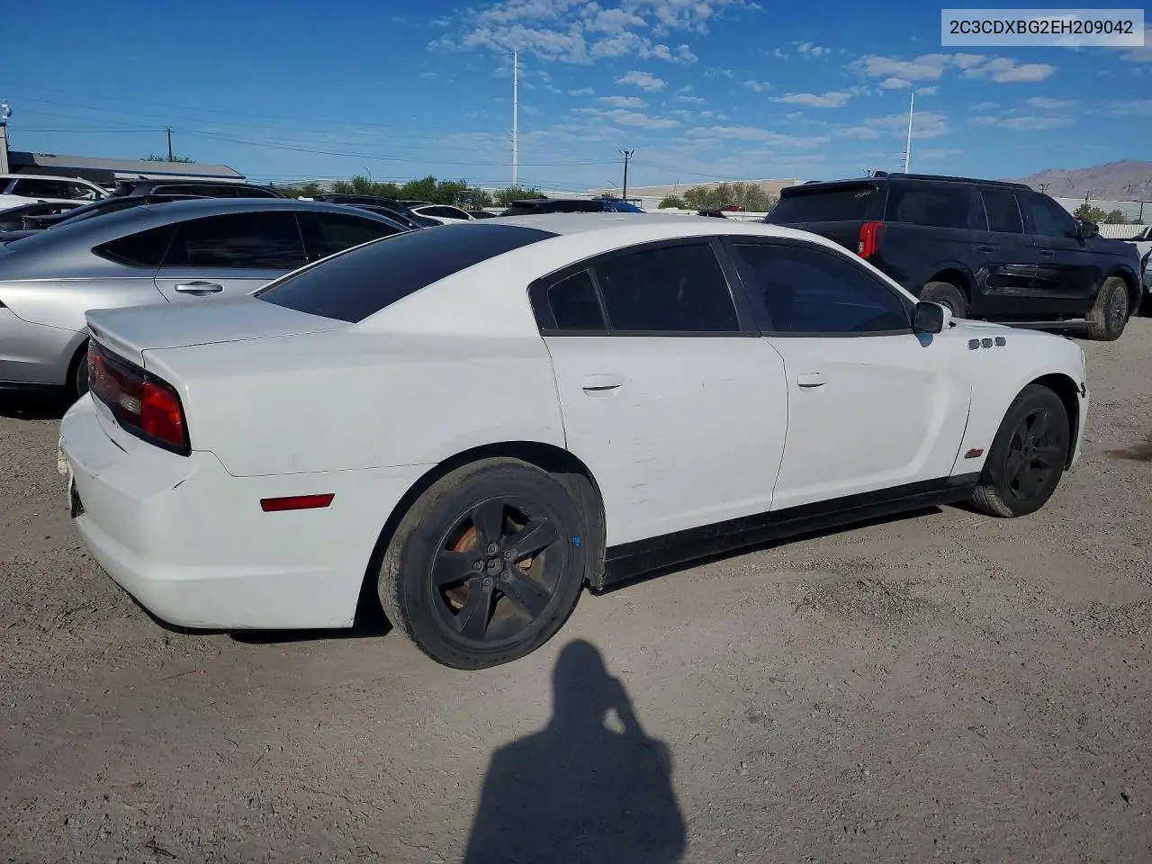 2014 DODGE CHARGER VIN 2C3CDXBG2EH209042 — фото 3