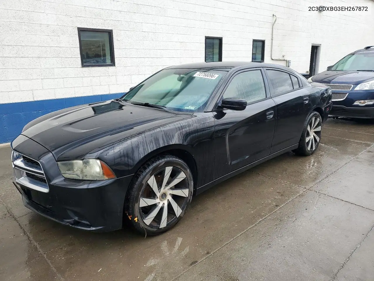 DODGE CHARGER 2014, VIN 2C3CDXBG3EH267872