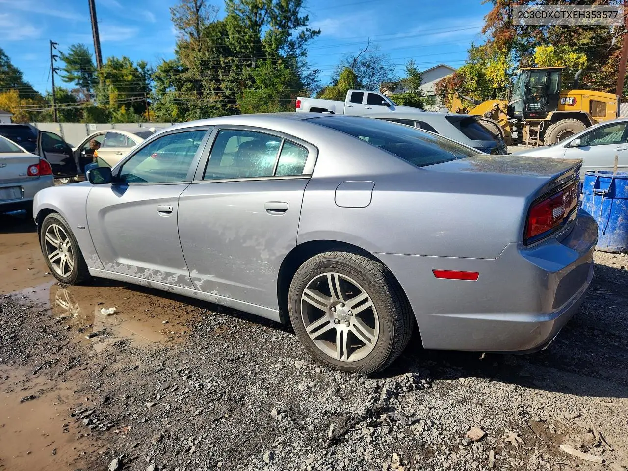 2014 DODGE CHARGER VIN 2C3CDXCTXEH353577 — фото 2