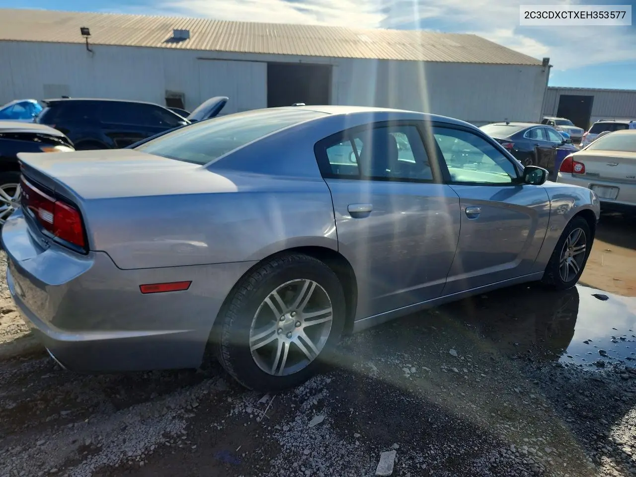 2014 DODGE CHARGER VIN 2C3CDXCTXEH353577 — фото 3