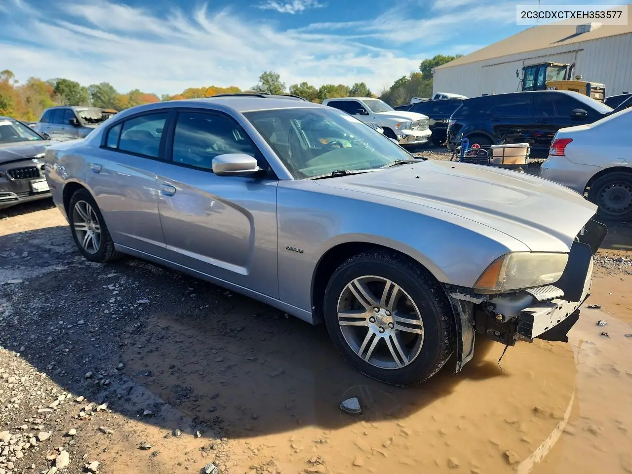 2014 DODGE CHARGER VIN 2C3CDXCTXEH353577 — фото 4