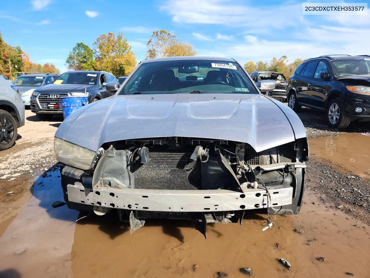 2014 DODGE CHARGER VIN 2C3CDXCTXEH353577 — фото 5