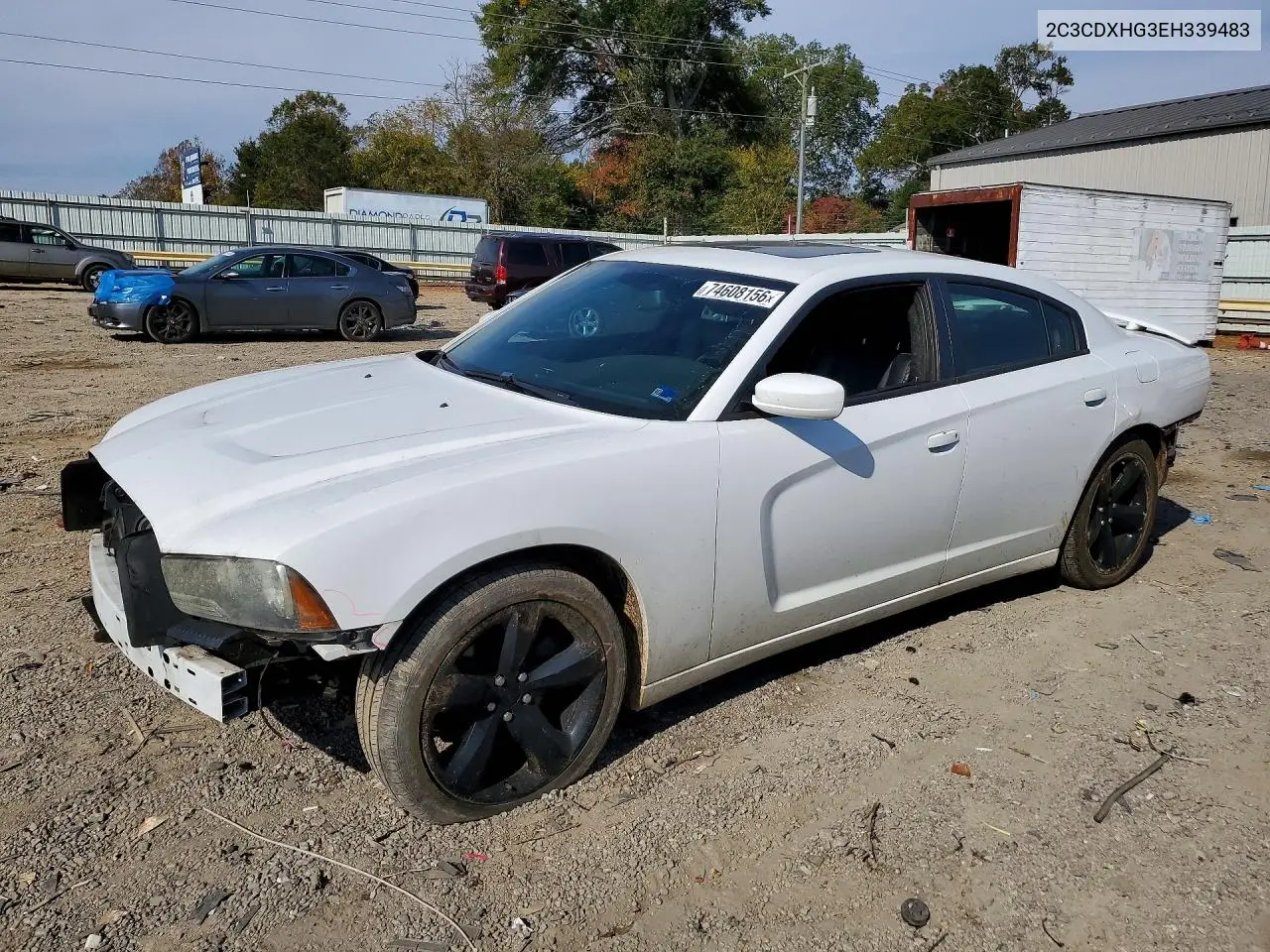 DODGE CHARGER 2014, VIN 2C3CDXHG3EH339483