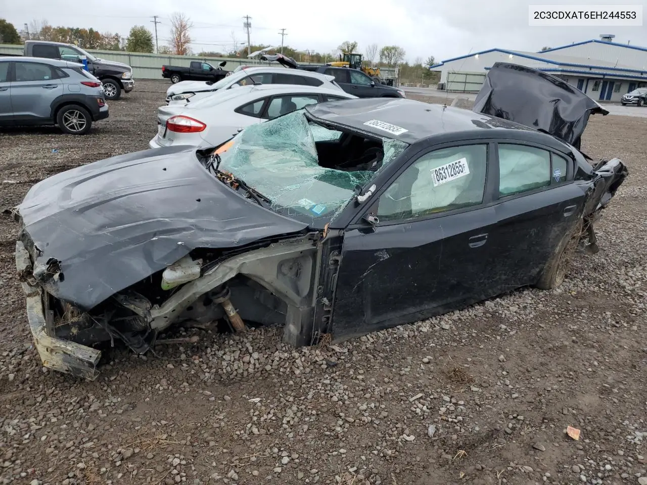 DODGE CHARGER 2014, VIN 2C3CDXAT6EH244553