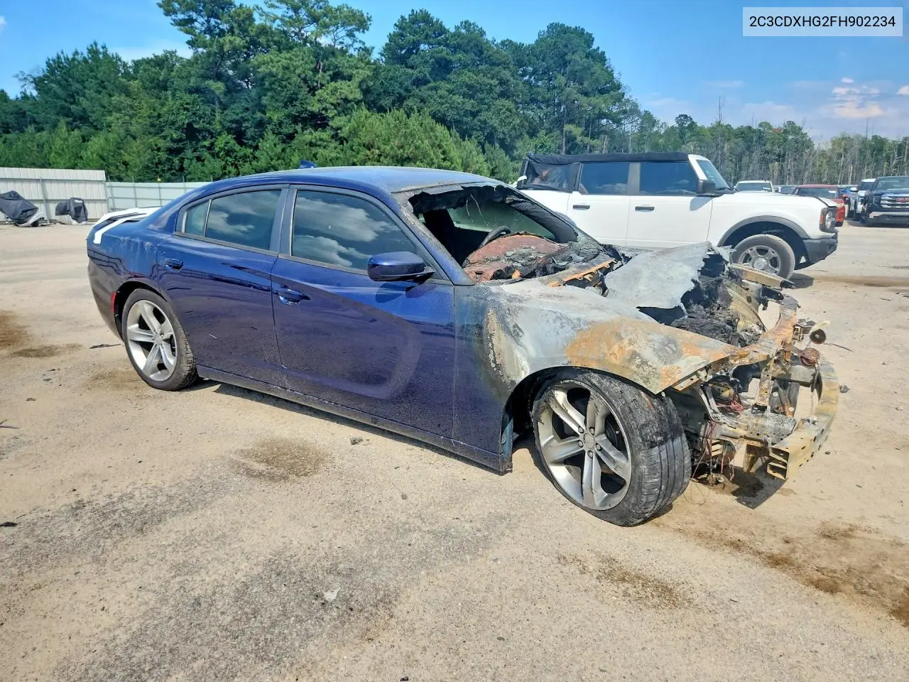 2015 DODGE CHARGER VIN 2C3CDXHG2FH902234 — фото 4