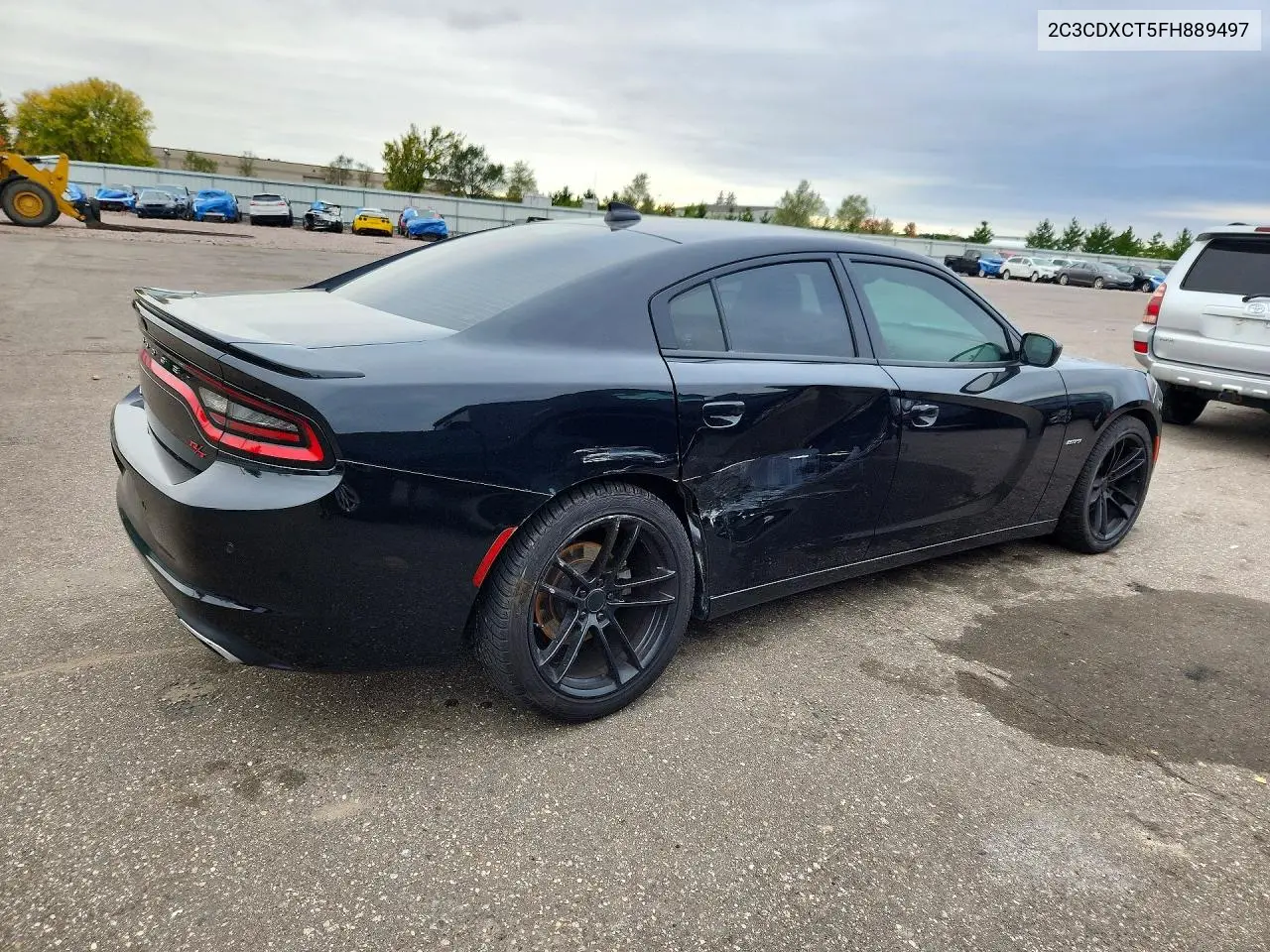 2015 DODGE CHARGER VIN 2C3CDXCT5FH889497 — фото 3