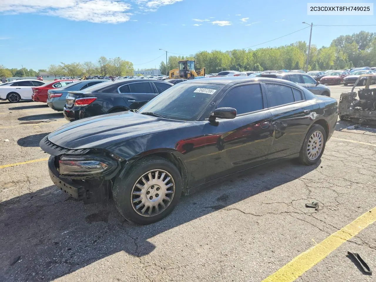 DODGE CHARGER 2015, VIN 2C3CDXKT8FH749025