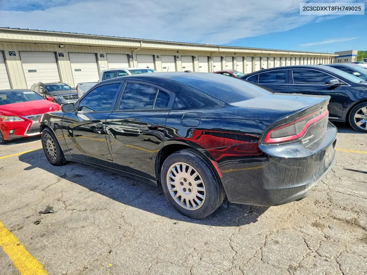 2015 DODGE CHARGER VIN 2C3CDXKT8FH749025 — фото 2