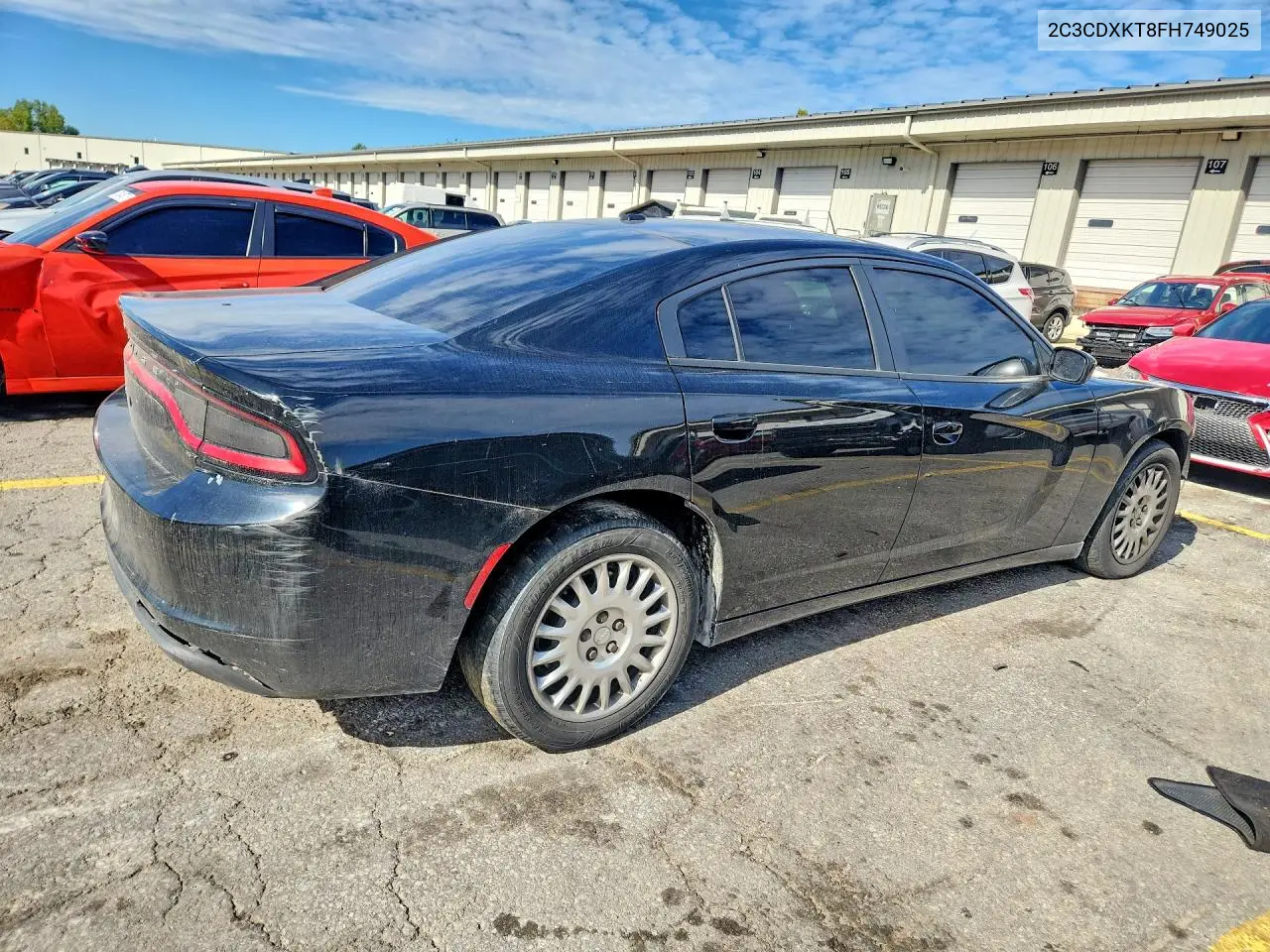2015 DODGE CHARGER VIN 2C3CDXKT8FH749025 — фото 3