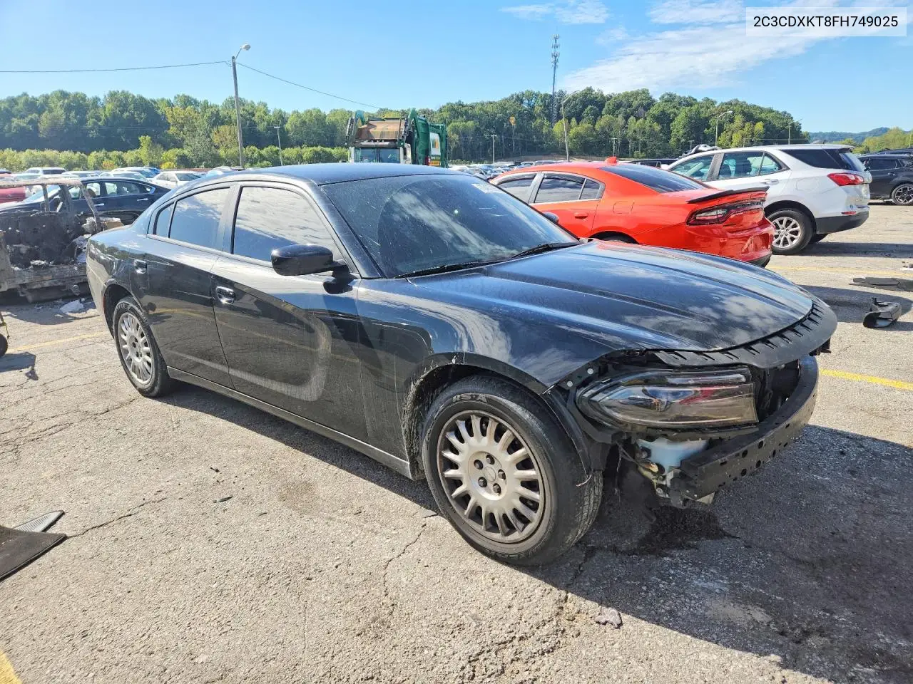 2015 DODGE CHARGER VIN 2C3CDXKT8FH749025 — фото 4