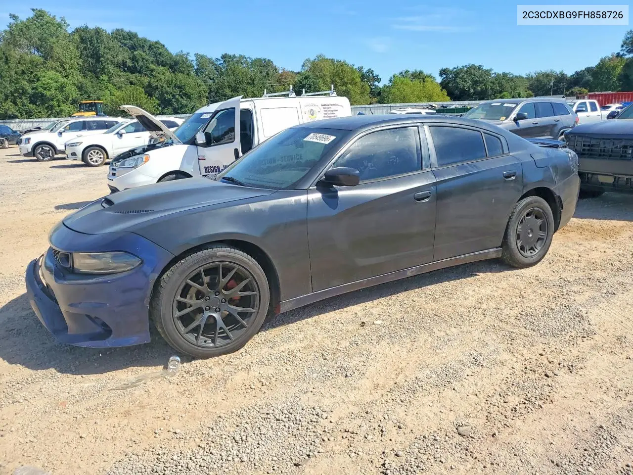 DODGE CHARGER 2015, VIN 2C3CDXBG9FH858726
