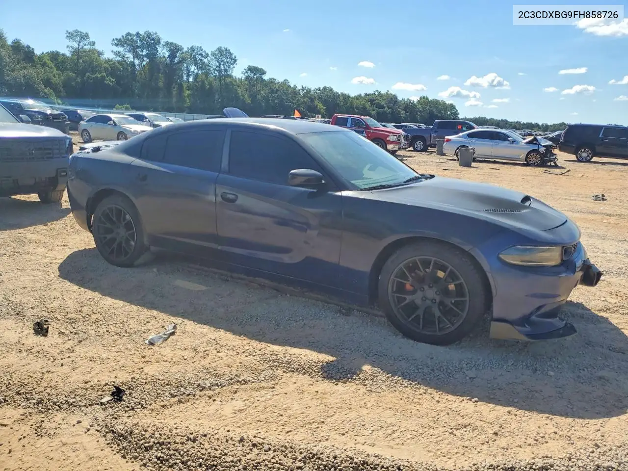 2015 DODGE CHARGER VIN 2C3CDXBG9FH858726 — фото 4