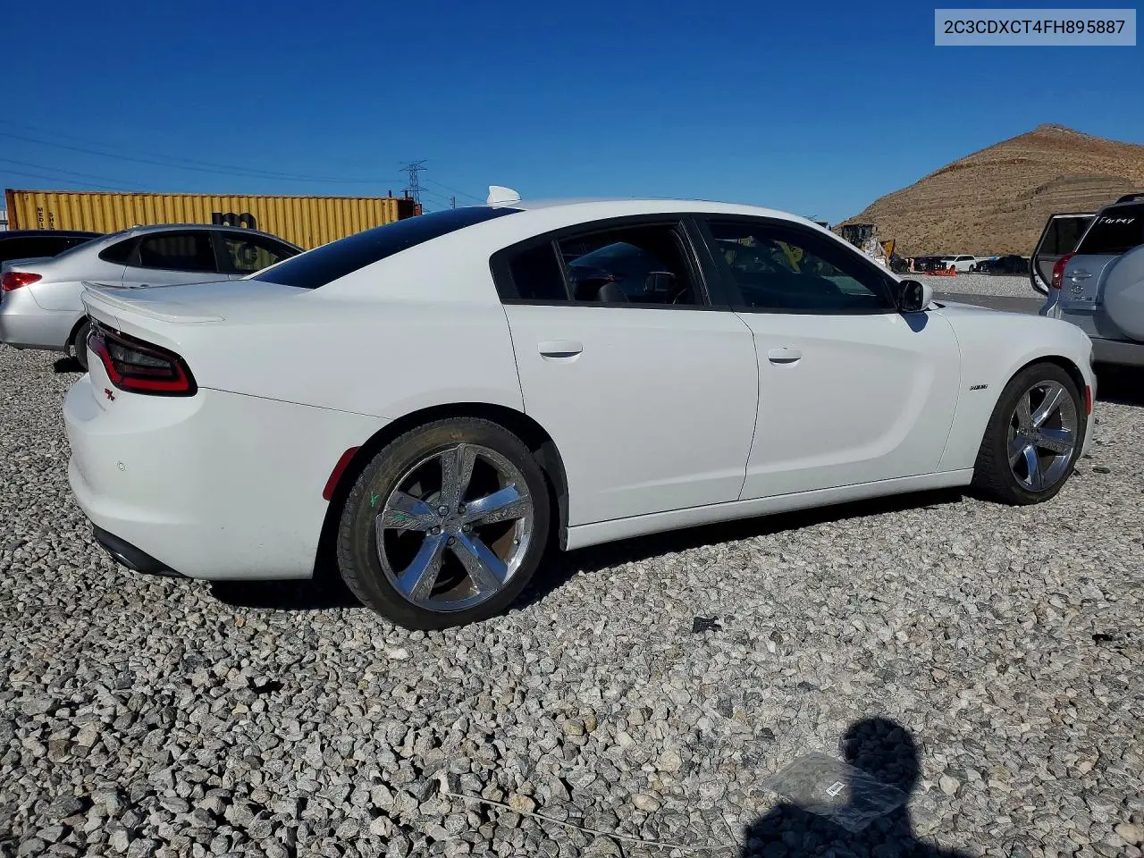 2015 DODGE CHARGER VIN 2C3CDXCT4FH895887 — фото 3
