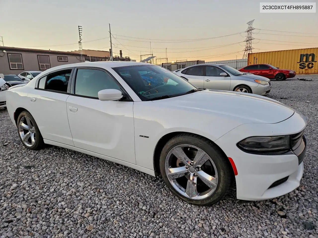 2015 DODGE CHARGER VIN 2C3CDXCT4FH895887 — фото 4