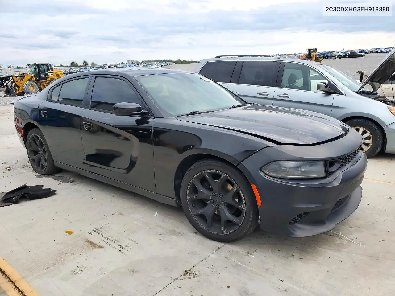2015 DODGE CHARGER VIN 2C3CDXHG3FH918880 — фото 4