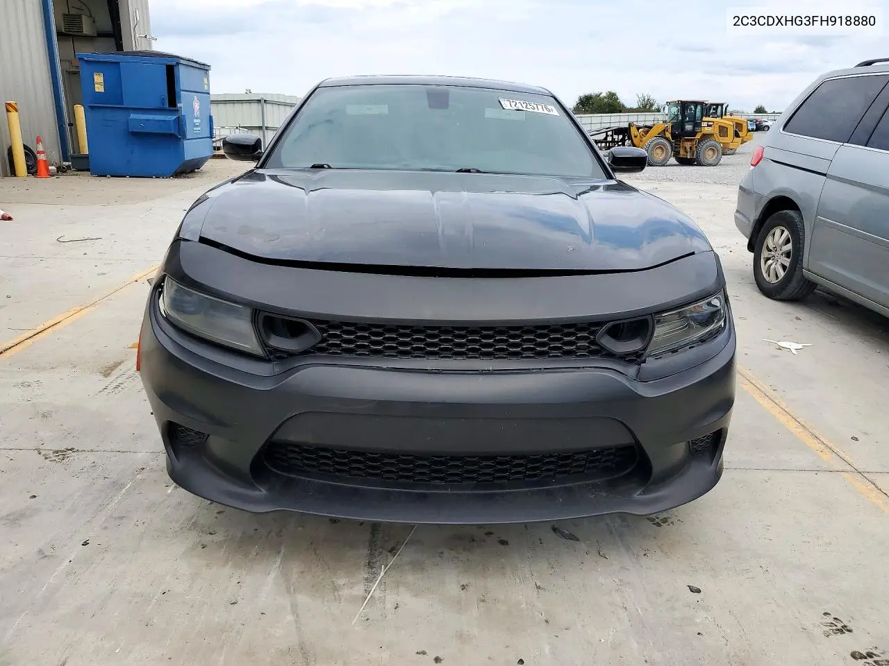 2015 DODGE CHARGER VIN 2C3CDXHG3FH918880 — фото 5