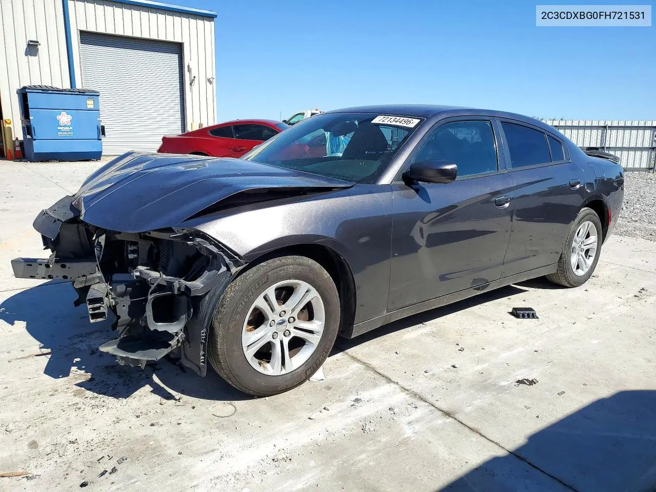 DODGE CHARGER 2015, VIN 2C3CDXBG0FH721531