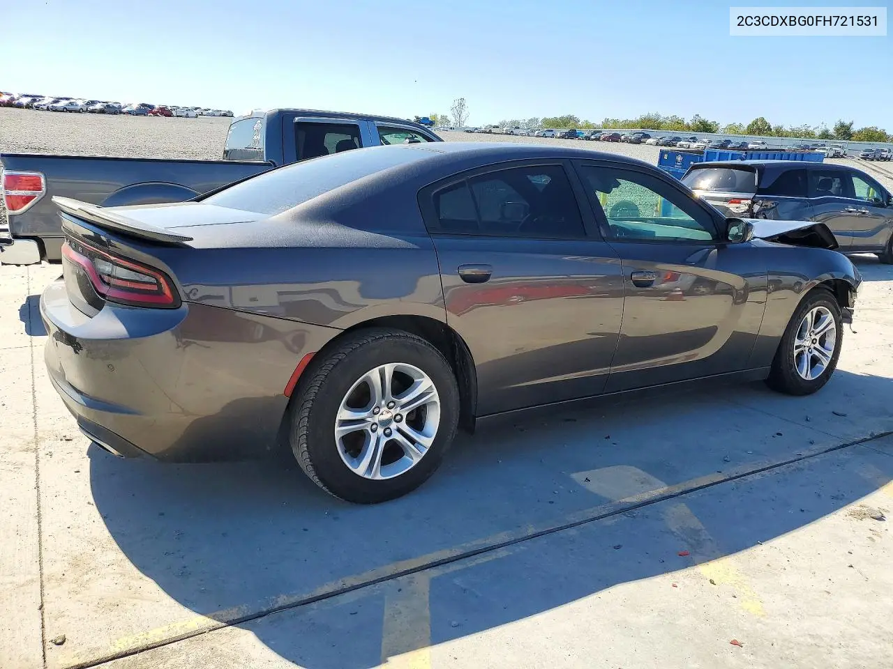 2015 DODGE CHARGER VIN 2C3CDXBG0FH721531 — фото 3