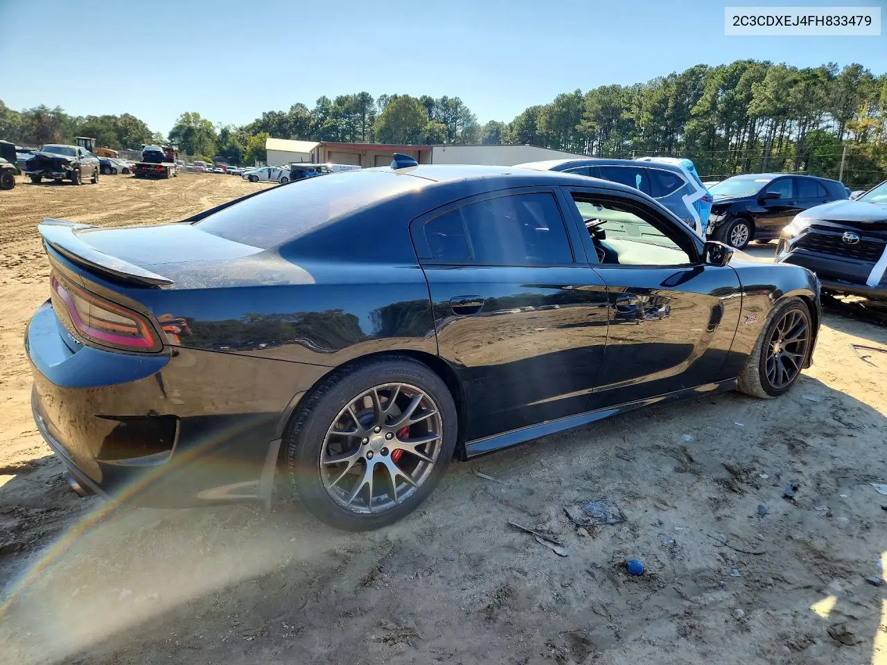 2015 DODGE CHARGER VIN 2C3CDXEJ4FH833479 — фото 3