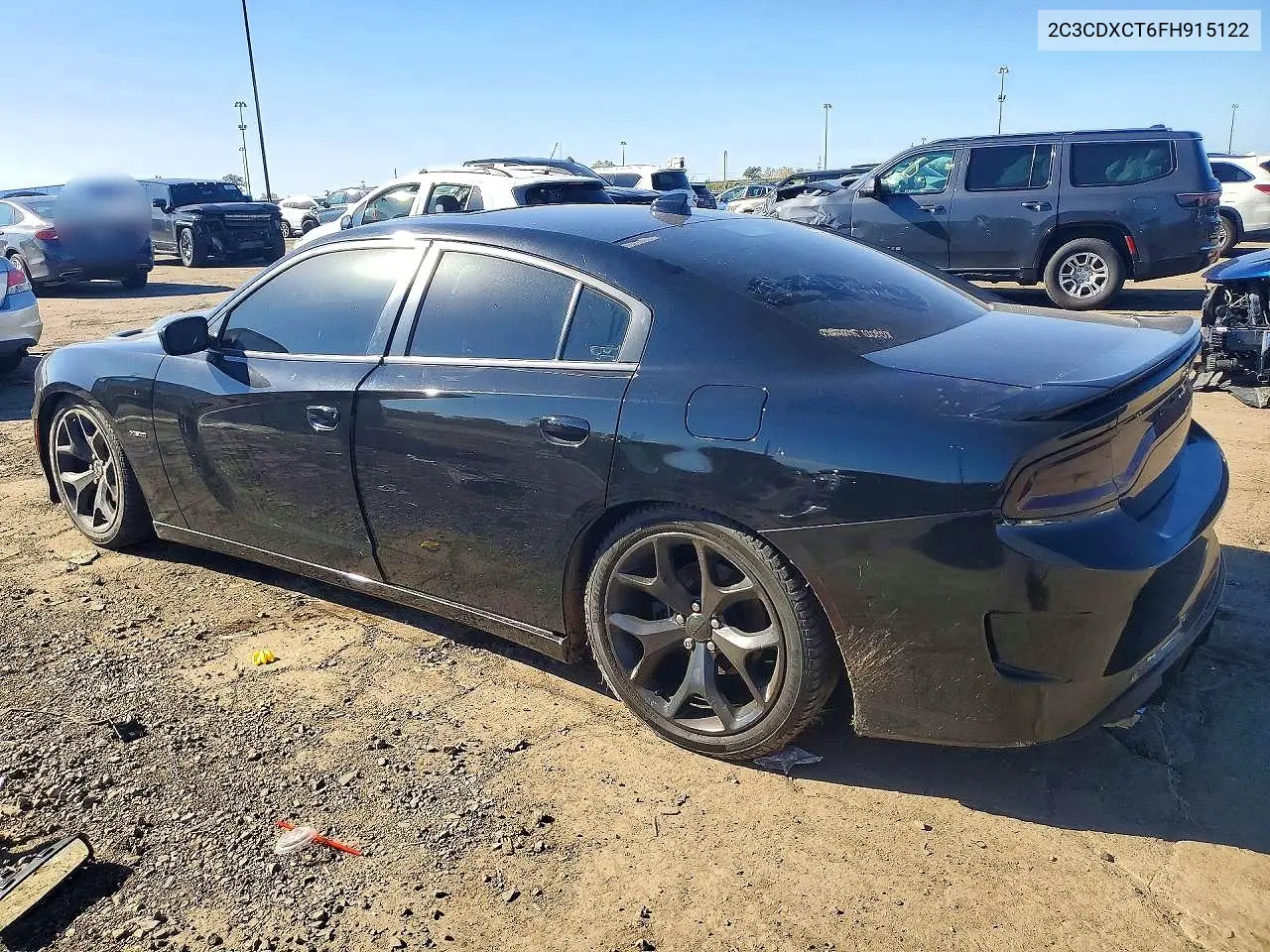 2015 DODGE CHARGER VIN 2C3CDXCT6FH915122 — фото 2