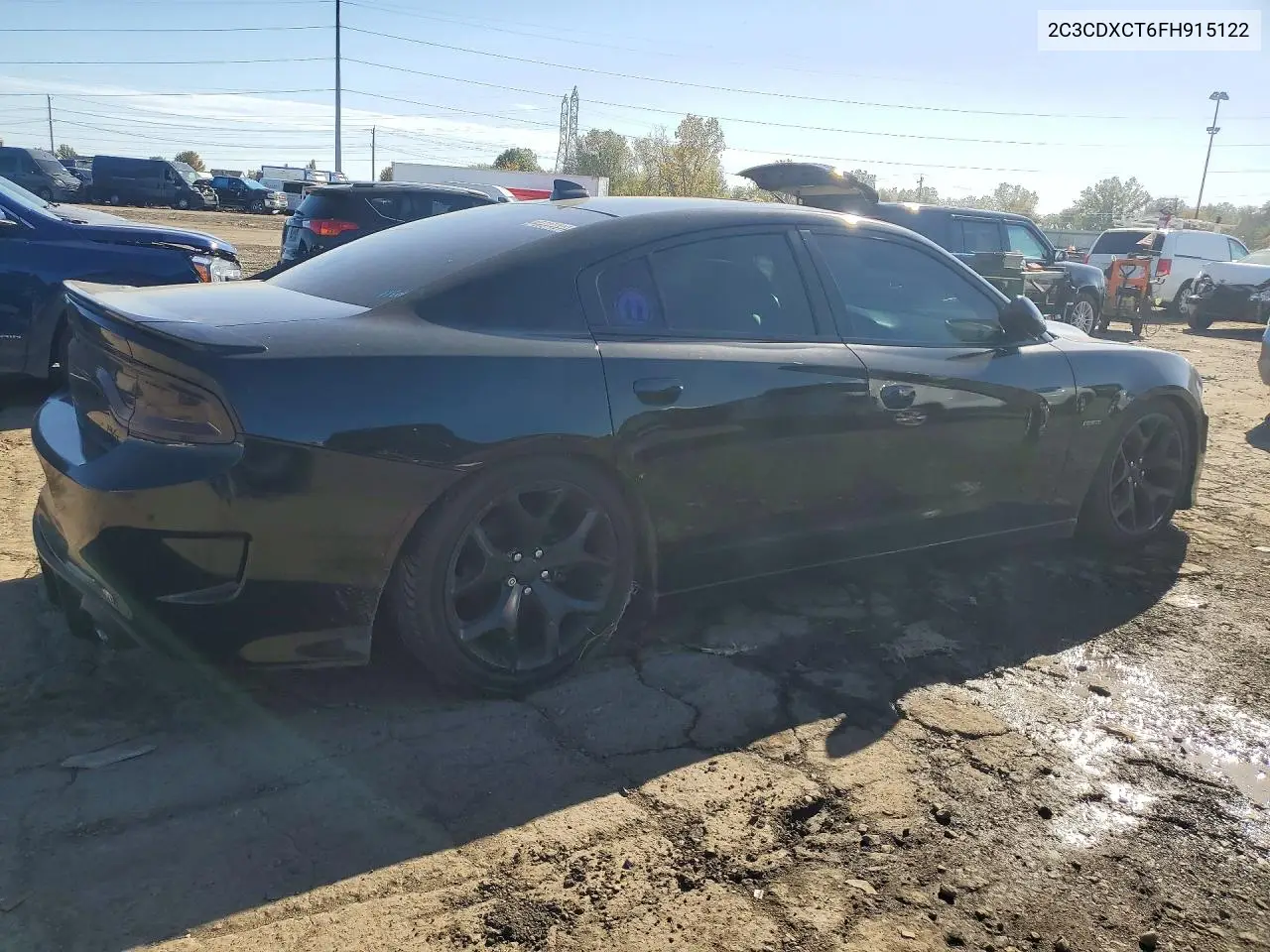 2015 DODGE CHARGER VIN 2C3CDXCT6FH915122 — фото 3