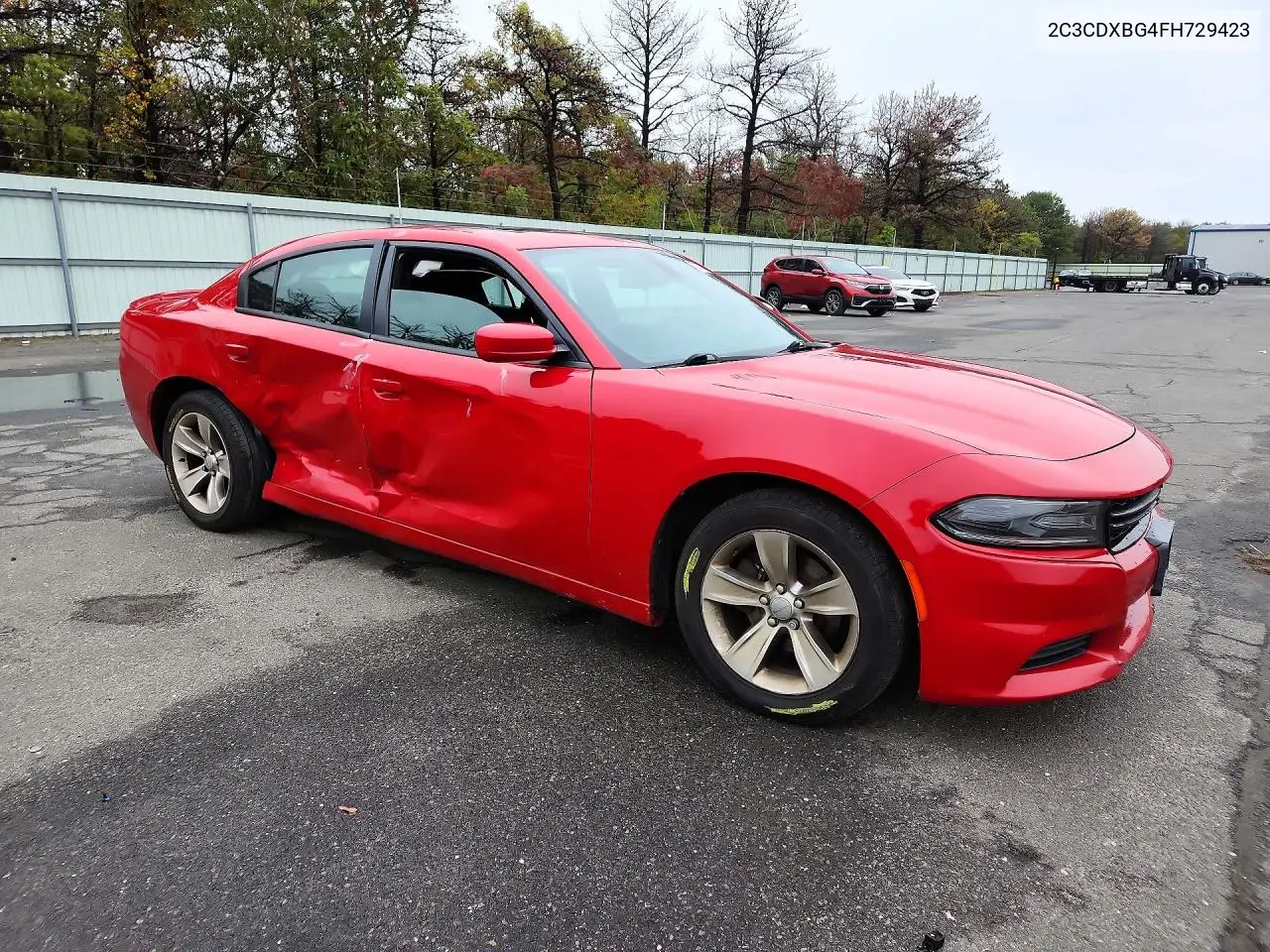 2015 DODGE CHARGER VIN 2C3CDXBG4FH729423 — фото 4