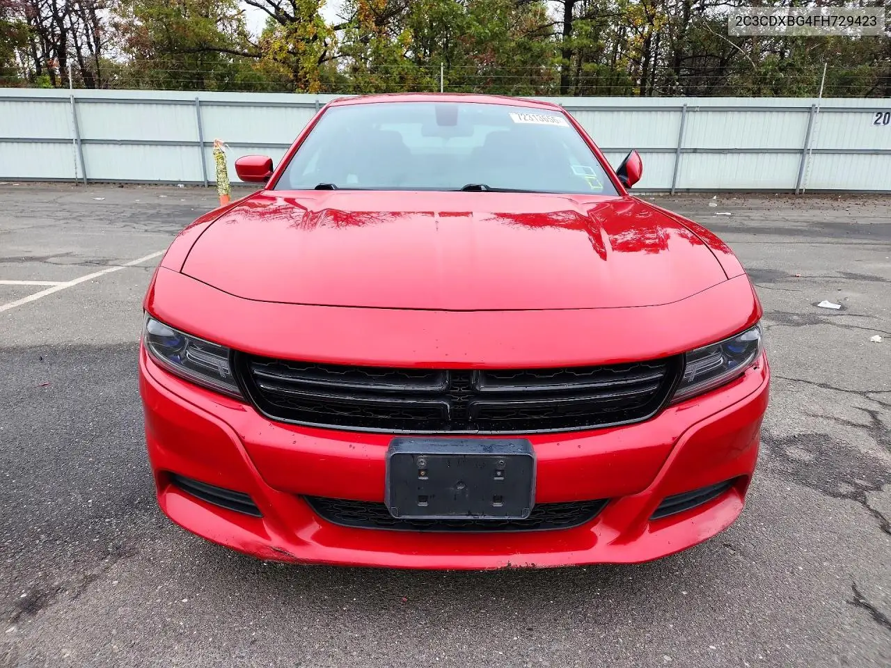 2015 DODGE CHARGER VIN 2C3CDXBG4FH729423 — фото 5