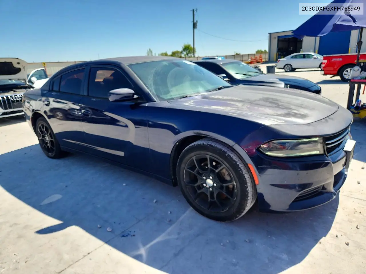 2015 DODGE CHARGER VIN 2C3CDXFGXFH765949 — фото 4