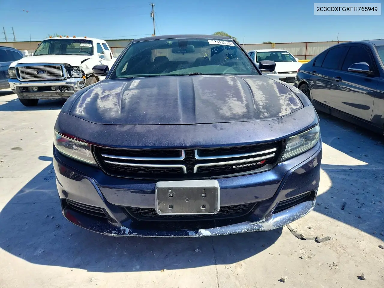 2015 DODGE CHARGER VIN 2C3CDXFGXFH765949 — фото 5